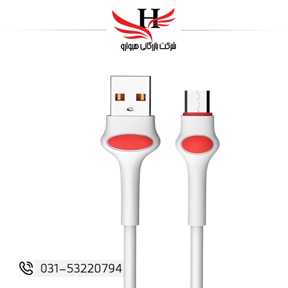 کابل شارژ اندروید ماکسوم MOXOM‑CB20 مناسب شارژ و انتقال داده گوشی‌های اندرویدی با کیفیت ساخت مطلوب | فروش و پخش عمده کابل ماکسوم توسط هیوارو، نمایندگی فعال در شهرستان شهرضا، استان اصفهان و استان تهران